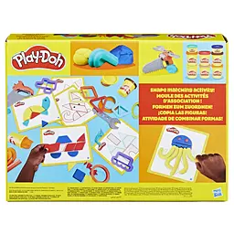 Набір для творчості Hasbro Play-Doh Set Build and Shape з масою для ліплення (G0345_G0347) - мініатюра 2
