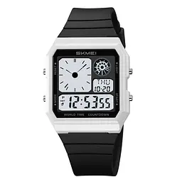 Наручний годинник 2347WTBK White-Black Skmei acs0029994