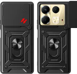 Панель BeCover Military для Infinix Note 40 (X6853) Black (712159) - мініатюра 2