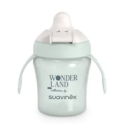 Чашка з носиком Suavinex Wonderland +6 місяців 200 мл світло-зелена (402789) - мініатюра 2