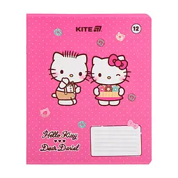 Зошит Kite Hello Kitty, 12 аркушів, клітинка (HK25-232-2), в асортименті - мініатюра 2