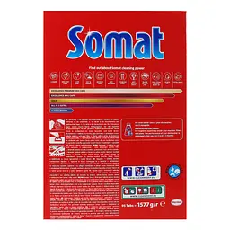 Таблетки для посудомийної машини Somat Lemon Classic power 95 шт. - мініатюра 2