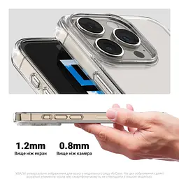 Чохол до мобільного телефона Armorstandart Apple iPhone 17 Pro Clear (ARM86741) - мініатюра 3