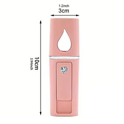 Портативний зволожувач для обличчя Nano Mist Soraver AND MSK-3445 рожевий - мініатюра 4