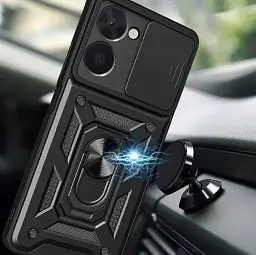 Панель BeCover Military для Realme C33 2022/C33 2023 Black (709170) - мініатюра 3