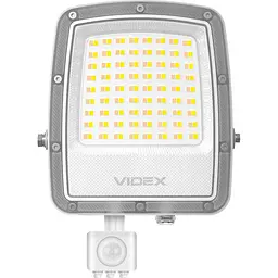 Світлодіодний прожектор Videx F5 50W з датчиком руху і освітленості White (VL-F5-050CW-S) [168704]