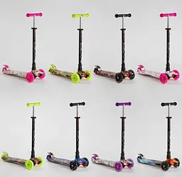 Дитячий триколісний самокат Skyper Maxi колеса Star Toys Factor Co 8 кольорів колеса поліуретан