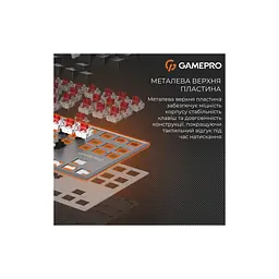 Клавіатура GamePro Genesis Joker MK124G Outemu Red Switch USB UA Gray (MK124G) - мініатюра 10