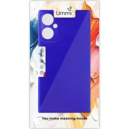 Чохол Silicone Cover Ummi Lakshmi Full Camera (AA) для Motorola Moto G14 Синій / Iris - мініатюра 2