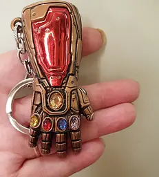 Брелок GeekLand Рукавичка Нескінченності Тоні Старка Месники Залізна людина Iron Man IM 10.998 - мініатюра 2