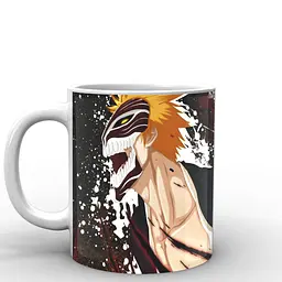 Кухоль GeekLand Бліч Bleach Ічіго на чорному тлі BL.02.004 330 мл чорний - мініатюра 3