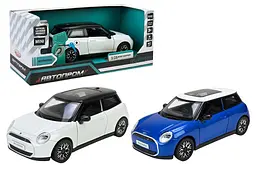 Іграшкова легкова машинка Mini Cooper 1:36 Автопром світлозвукові ефекти металева 68739, в коробці 20x9x9 см