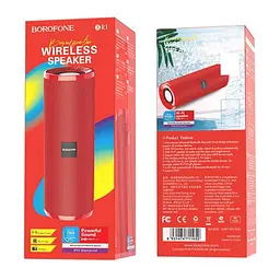 Bluetooth Колонка Borofone BR1 Red - мініатюра 6