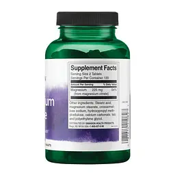 Магній Swanson (Citrate Super Strength) - 240 таблеток, для м’язів і нервової системи - мініатюра 2