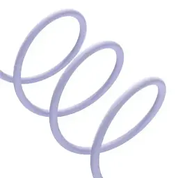 Кабель Baseus Pudding Series Fast Charging Cable USB to Lightning 2.4A 1.2m P10355700511-00 Purple - мініатюра 4