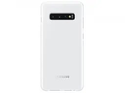 Чохол протиударний Official LED Cover EF-KG975CWEGRU для Samsung Galaxy S10 Plus (6.4") White - мініатюра 4