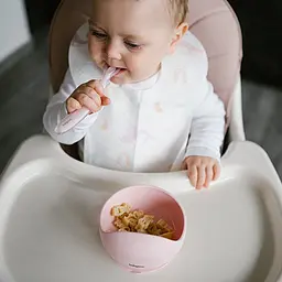 Ложечка силіконова BabyOno еластична рожева - мініатюра 3