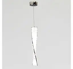 Вертикальна підвісна LED люстра зі скляними елементами MD230107/50CH Artlight у хромі - мініатюра 3