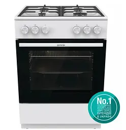 Плита газова Gorenje GG 6A10 WFFM (чавунні решітки)