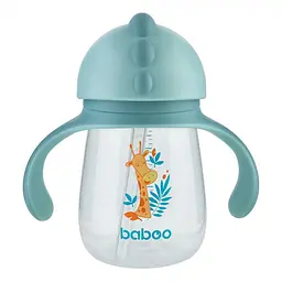 Поїльник-непроливайка с трубочкой Baboo Safari, 260 мл (90441)