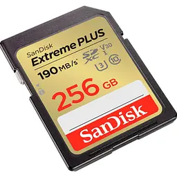 Карта пам'яті SanDisk Extreme Plus SDXC 256GB UHS-I U3 V30 Class 10 (SDSDXWV-256G-GNCIN) [174446] - мініатюра 3