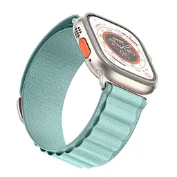 Ремінець для Apple Watch 49/46/45/44/42 (Series 1-3), блакитний, Alpine Loop Alpina Band, тканинний поліестеровий ремінець для смарт-годин, дихаючий, для активного відпочинку та спорту, ArmorStandart (ARM81049) - мініатюра 3