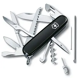 Ніж Victorinox Huntsman 91 мм Чорний (1.3715.3) - мініатюра 2