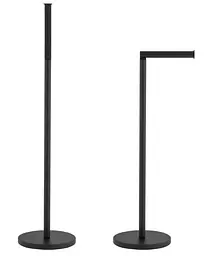 Стійка для туалетного паперу Yoka P.SP52 black P.SP52-BLK, Чорний матовий - мініатюра 2