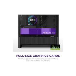 Корпус NZXT H3 Flow All Black (CC-H31FB-01) - мініатюра 4
