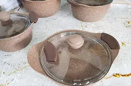 Набір посуду O.M.S. Collection 3006 Brown 8 предметів - мініатюра 7