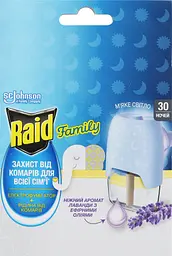 Електрофумігатор від комарів Raid Лаванда, з рідиною 30 ночей - мініатюра 7