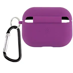 Силіконовий футляр з мікрофіброю для навушників Airpods 4 Фіолетовий / Grape - мініатюра 2