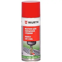 Смазочное масло для сверления и резки Wurth Perfect Cut + Cool спрей 400 мл (0893050008)