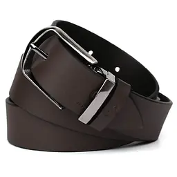 Ремінь шкіряний Grande Pelle коричневий  120х3.5х0.5 см acs0032048 - мініатюра 3