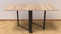 Стіл-книга трансформер Оріон 2 Ferrum-decor 750x1520x730 Чорний метал ДСП Дуб Сонома 16 мм (FRD-104586) - мініатюра 10