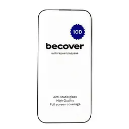 Скло захисне BeCover Apple iPhone 14 Pro Max 10D Black (711328) - мініатюра 3