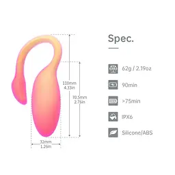 Виброяйцо Magic Motion Flamingo Max со смарт-управлением - миниатюра 5