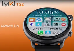 Смарт-годинник iMiki TG-2 Magnetic Strap AMOLED Black - мініатюра 2