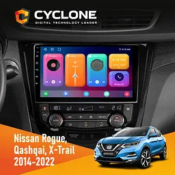 Штатна магнітола Nissan Qashqai, X-Trail 2014+ Climate Cyclone C10-001 2x32 CPL Cyclone (НФ-00004417)