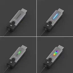 Кабель мультимедійний USB-C to HDMI M 1.8m 8K 60Hz LED RGB J5create (JCC157-N) - мініатюра 5