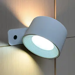 Настінний світильник Mexllex LED з акумулятором і сенсорним керуванням 360° обертання White - мініатюра 3