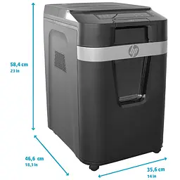 HP Pro Shred Auto 200MC, A4, 80g х 10 л., 2x12, 32л., P-5 - мініатюра 5