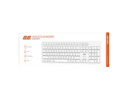 Клавіатура 2E KS260 White (KS260WWH_UA) - мініатюра 2