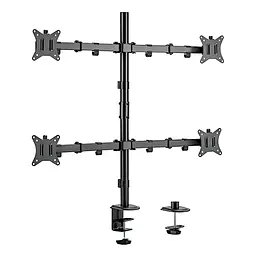 Настільне кріплення для моніторів HiSmart HS082437 17-32` Black [109027]