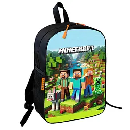 Шкільний рюкзак дитячий Minecraft + Сумка для взуття спортивної форми рюкзак-мішок для хлопчика (01736) - мініатюра 5