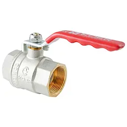 Кран кульовий Ггв Koer Extreme KE.214-25 - 1" FF ручка "важіль" червона KR5746