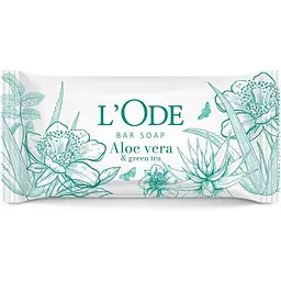 Мило туалетне L'ODE 60г тверде Алое вера і зелений чай