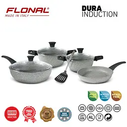 Набір посуду Flonal Dura Induction 8 предметів (DUISET08PZ) - мініатюра 2
