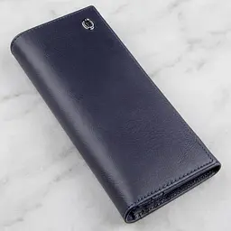 Жіночий гаманець із зовнішнім відділенням ST Leather 18895 синій