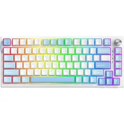 Клавіатура MageGee SKY 81 RGB Pink Bear Switch Ice Sea Blue (6971969728844-UA) [164303]